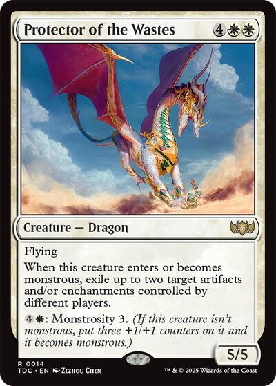Protector of the Wastes Commander: Tarkir: Dragonstorm (TDC) - (#14) Near Mint