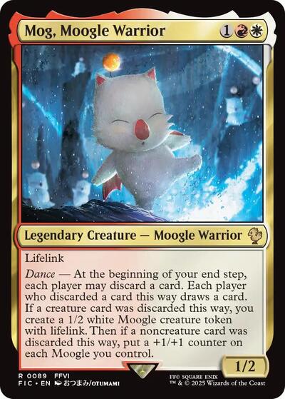 Mog Moogle Warrior Commander: FINAL FANTASY (FIC) - (#89) Near Mint