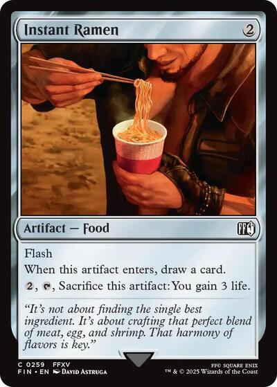 Instant Ramen FINAL FANTASY (FIN) - (#259) Near Mint