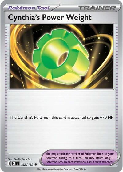 Cynthia's Power Weight SV10: Destined Rivals (DRI) - (#162/182) Near Mint