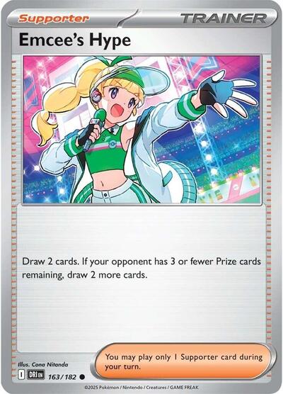 Emcees Hype 163 182 SV10: Destined Rivals (DRI) - (#163/182) Near Mint
