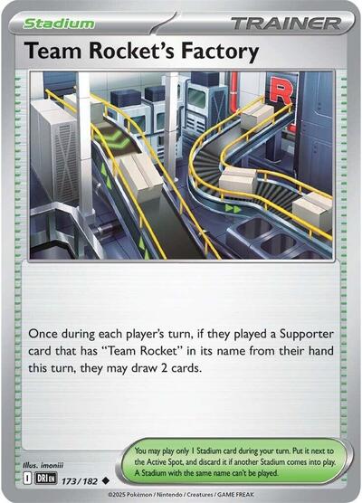 Team Rocket's Factory SV10: Destined Rivals (DRI) - (#173/182) Near Mint