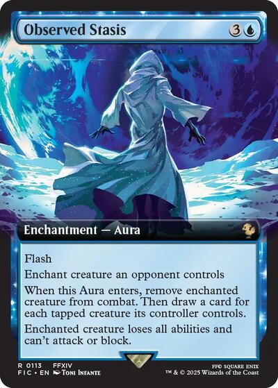 Observed Stasis Extended Art Commander: FINAL FANTASY (FIC) - (#113) Near Mint