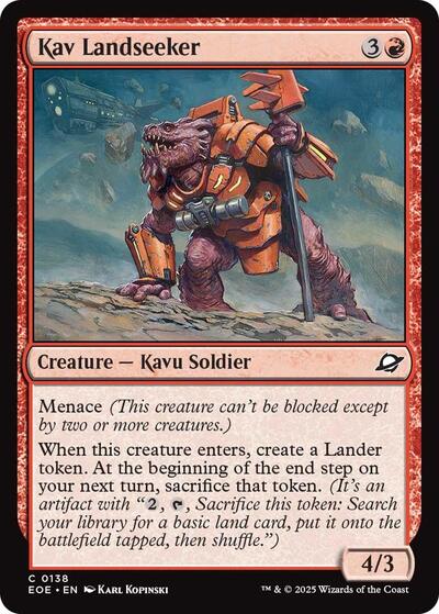 Kav Landseeker Edge of Eternities (EOE) - (#138) Near Mint