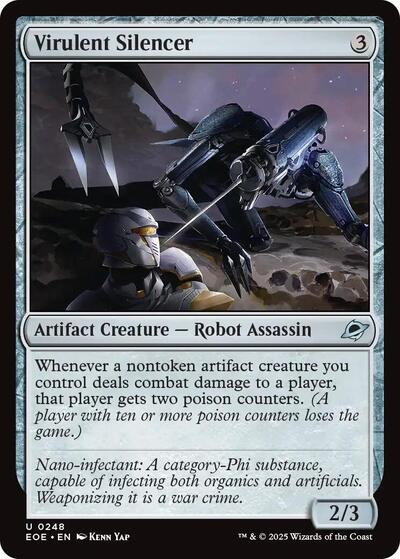 Virulent Silencer Edge of Eternities (EOE) - (#248) Near Mint