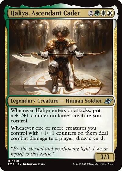 Haliya Ascendant Cadet Edge of Eternities (EOE) - (#218) Near Mint