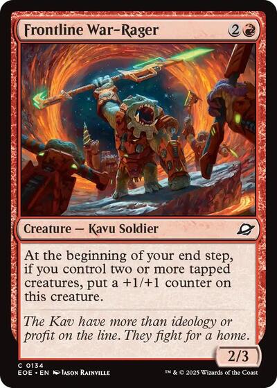 Frontline War Rager Edge of Eternities (EOE) - (#134) Near Mint