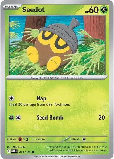 Seedot ME01: Mega Evolution (MEG) - (#013/132) Near Mint