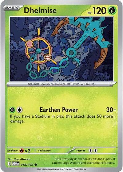 Dhelmise ME01: Mega Evolution (MEG) - (#018/132) Near Mint