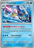 2025 Pokemon: ME01: Mega Evolution (MEG) - Clawitzer - 038/132 (#038/132, Rare)