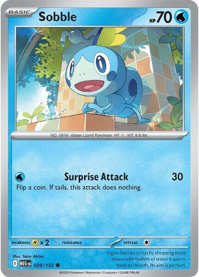 2025 Pokemon: ME01: Mega Evolution (MEG) - Sobble (#039/132, Common)