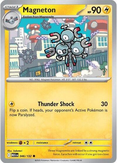 Magneton ME01: Mega Evolution (MEG) - (#046/132) Near Mint
