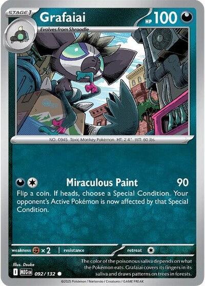 Grafaiai ME01: Mega Evolution (MEG) - (#092/132) Near Mint