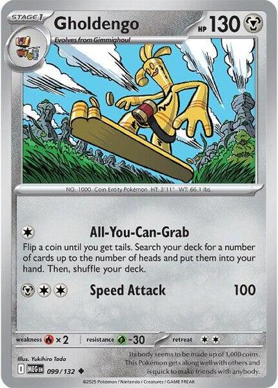 Gholdengo ME01: Mega Evolution (MEG) - (#099/132) Near Mint
