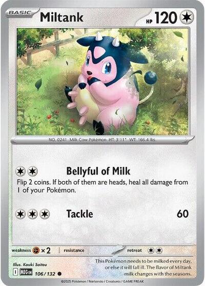 Miltank ME01: Mega Evolution (MEG) - (#106/132) Near Mint