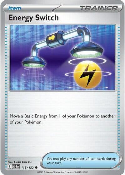 Energy Switch ME01: Mega Evolution (MEG) - (#115/132) Near Mint