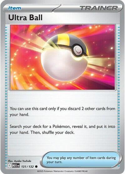 2025 Pokemon: ME01: Mega Evolution (MEG) - Ultra Ball (#131/132, Common)