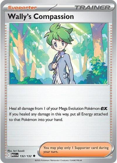 Wally's Compassion - 132/132 ME01: Mega Evolution (MEG) - (#132/132) Near Mint