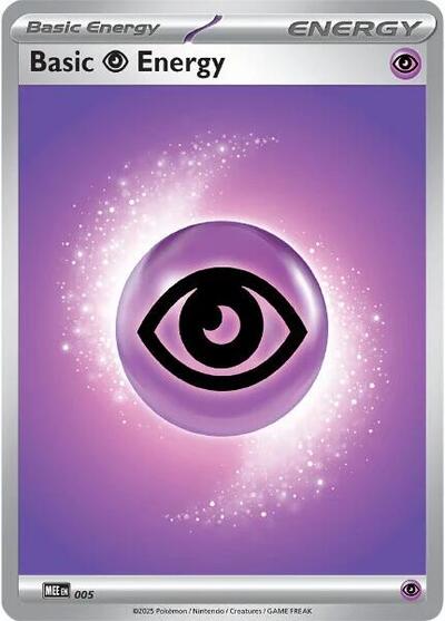 Basic Psychic Energy - 005 MEE: Mega Evolution Energies (MEE) - (#5) Near Mint