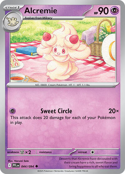Alcremie ME02: Phantasmal Flames (PFL) - (#044/094) Near Mint
