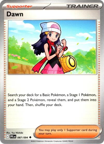 2025 Pokemon: ME02: Phantasmal Flames (PFL) - Dawn (#087/094, Uncommon)