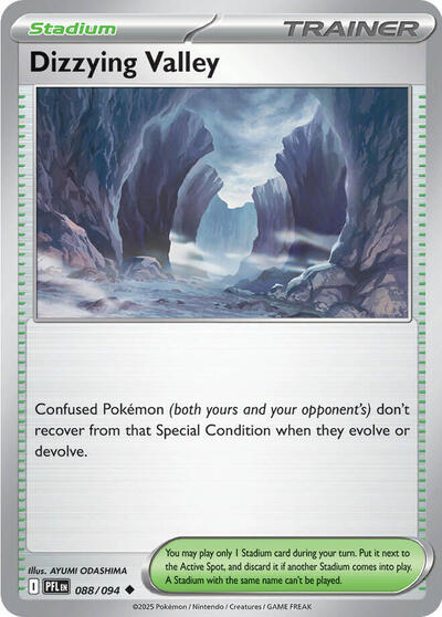 2025 Pokemon: ME02: Phantasmal Flames (PFL) - Dizzying Valley (#088/094, Uncommon)