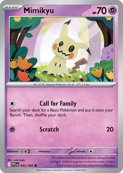 Mimikyu ME02: Phantasmal Flames (PFL) - (#042/094) Near Mint