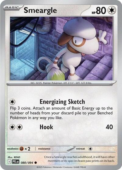 Smeargle ME02: Phantasmal Flames (PFL) - (#080/094) Near Mint