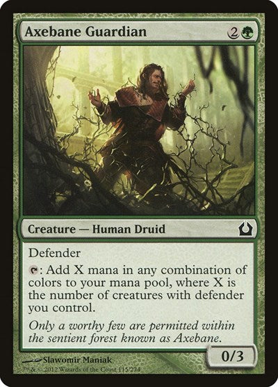 Axebane Guardian Return to Ravnica (RTR) - (#115) Near Mint
