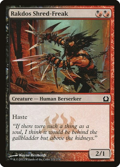Rakdos Shred Freak Return to Ravnica (RTR) - (#221) Near Mint
