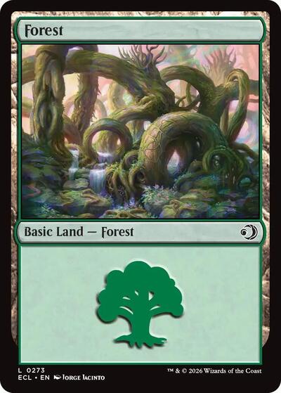 Forest 0273 Lorwyn Eclipsed (ECL) - (#273) Near Mint