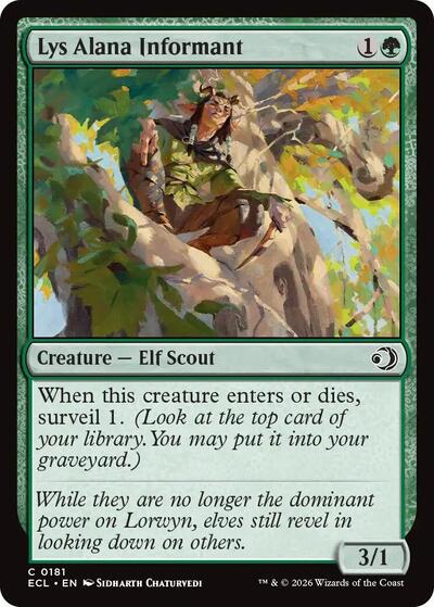 Lys Alana Informant Lorwyn Eclipsed (ECL) - (#181) Near Mint