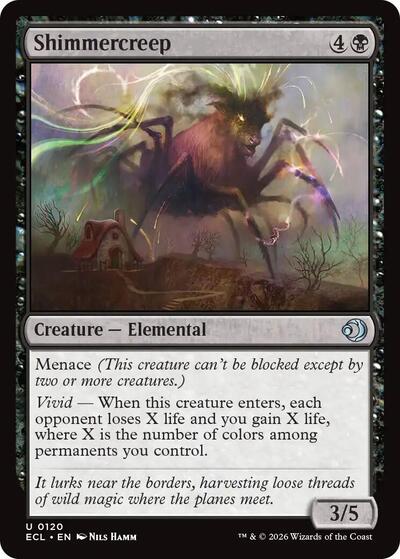 Shimmercreep Lorwyn Eclipsed (ECL) - (#120) Near Mint