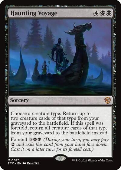Haunting Voyage Commander: Lorwyn Eclipsed (ECC) - (#75) Near Mint