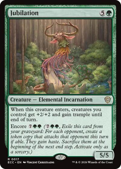 Jubilation Commander: Lorwyn Eclipsed (ECC) - (#17) Near Mint
