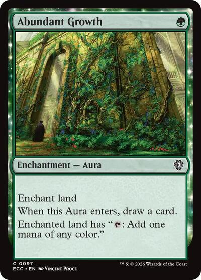 Abundant Growth Commander: Lorwyn Eclipsed (ECC) - (#97) Near Mint