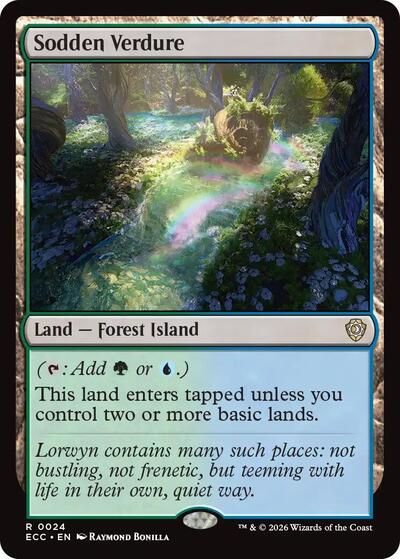 Sodden Verdure Commander: Lorwyn Eclipsed (ECC) - (#24) Near Mint