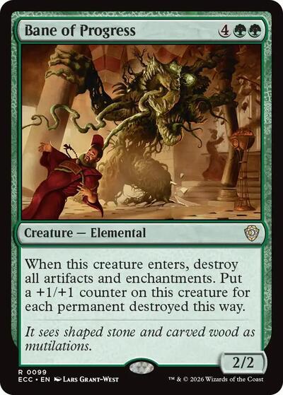Bane of Progress Commander: Lorwyn Eclipsed (ECC) - (#99) Near Mint