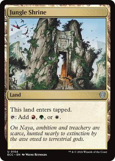 Jungle Shrine Commander: Lorwyn Eclipsed (ECC) - (#154) Near Mint
