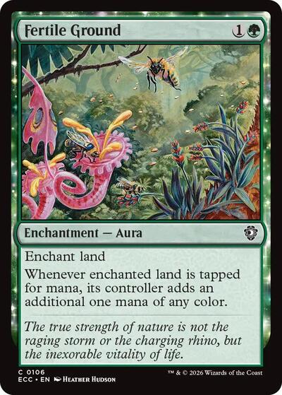 Fertile Ground Commander: Lorwyn Eclipsed (ECC) - (#106) Near Mint