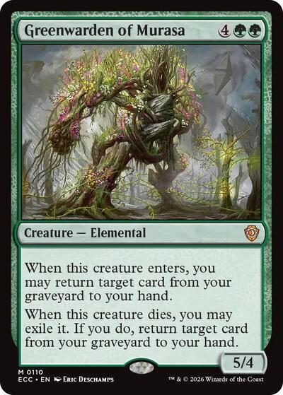 Greenwarden of Murasa Commander: Lorwyn Eclipsed (ECC) - (#110) Near Mint