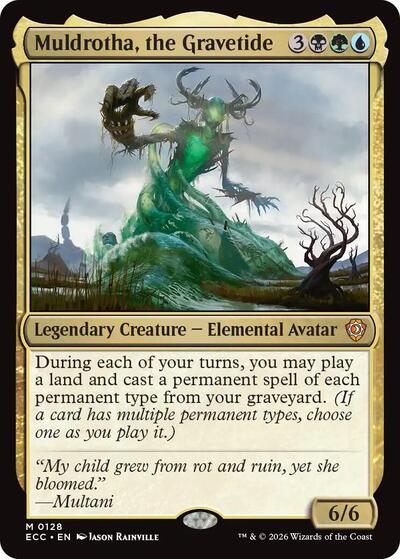 Muldrotha the Gravetide Commander: Lorwyn Eclipsed (ECC) - (#128) Near Mint