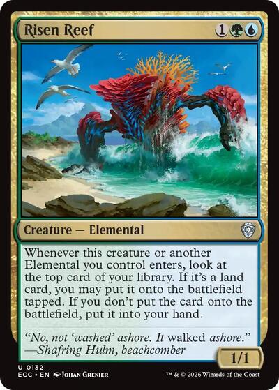 Risen Reef Commander: Lorwyn Eclipsed (ECC) - (#132) Near Mint