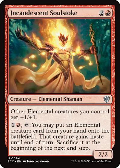 Incandescent Soulstoke Commander: Lorwyn Eclipsed (ECC) - (#94) Near Mint