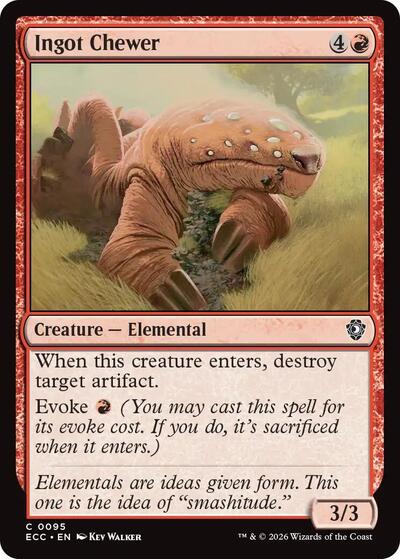 Ingot Chewer Commander: Lorwyn Eclipsed (ECC) - (#95) Near Mint