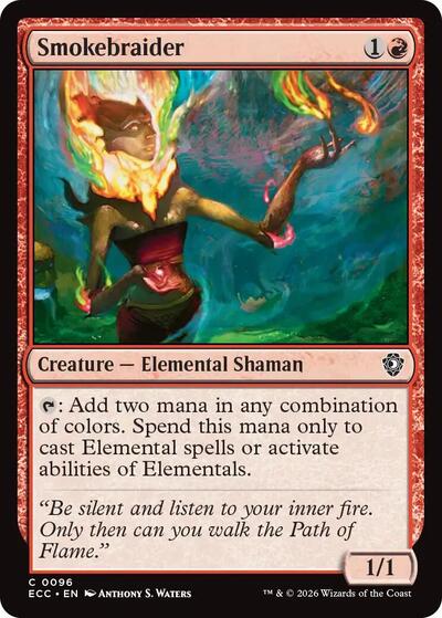Smokebraider Commander: Lorwyn Eclipsed (ECC) - (#96) Near Mint