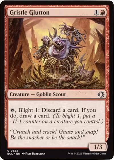 Gristle Glutton Lorwyn Eclipsed (ECL) - (#144) Near Mint