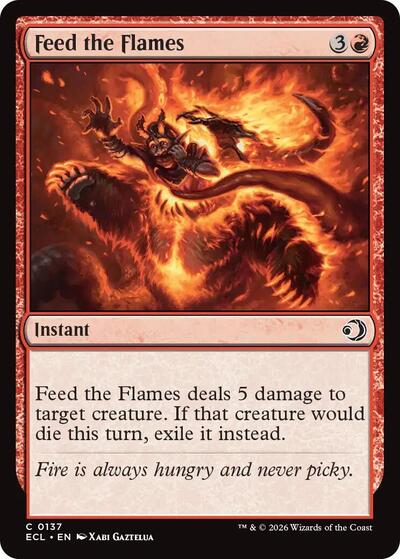 Feed the Flames Lorwyn Eclipsed (ECL) - (#137) Near Mint