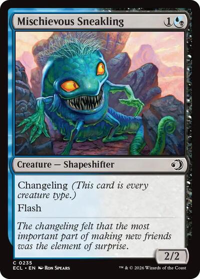 Mischievous Sneakling Lorwyn Eclipsed (ECL) - (#235) Near Mint