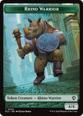 Rhino Warrior Elemental 0009 Double Sided Token Commander: Lorwyn Eclipsed (ECC) - (#6 // 9) Near Mint
